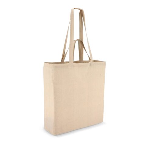 Tragetasche aus Baumwolle OEKO-TEX® 38 x 10 x 42cm 140g/m² Ecru | ohne Werbeanbringung | Nicht verfügbar | Nicht verfügbar