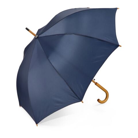 Werbeartikel Aran 190T Polyester 23" Regenschirm Auto offen – Dunkelblau – mit Logo bedruckt