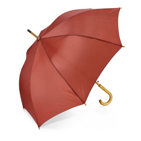 Werbeartikel Aran 190T Polyester 23" Regenschirm Auto offen – Weinrot – mit Logo bedruckt