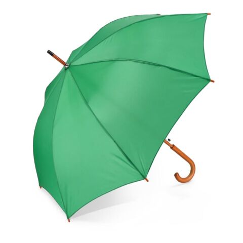 Werbeartikel Aran 190T Polyester 23" Regenschirm Auto offen – Grün – mit Logo bedruckt