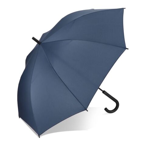 Werbeartikel Verdure 190T Pongee 23" Winddichter Hakenschirm Auto open – Dunkelblau – mit Logo bedruckt