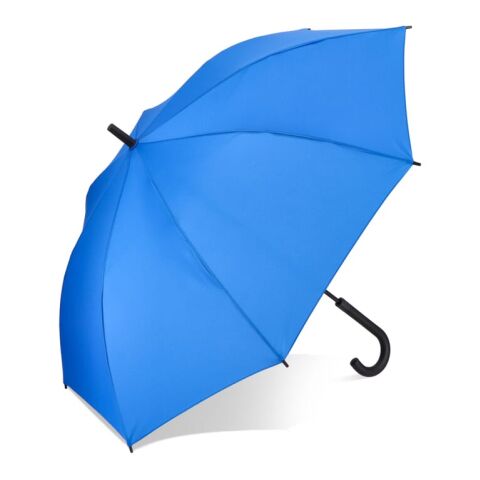 Werbeartikel Verdure 190T Pongee 23" Winddichter Hakenschirm Auto open – Blau Weiss – mit Logo bedruckt