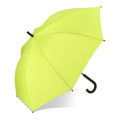 Werbeartikel Verdure 190T Pongee 23" Winddichter Hakenschirm Auto open – Hellgrün – mit Logo bedruckt