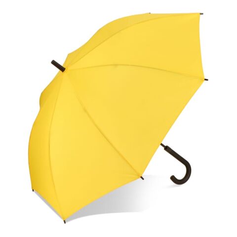 Werbeartikel Verdure 190T Pongee 23" Winddichter Hakenschirm Auto open – Gelb – mit Logo bedruckt