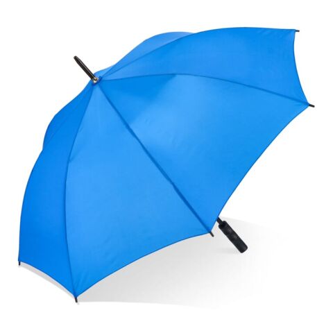 Werbeartikel Bosco 190T Polyester 23" Stockschirm Auto offen – Blau Weiss – mit Logo bedruckt