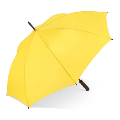 Werbeartikel Bosco 190T Polyester 23" Stockschirm Auto offen – Gelb – mit Logo bedruckt