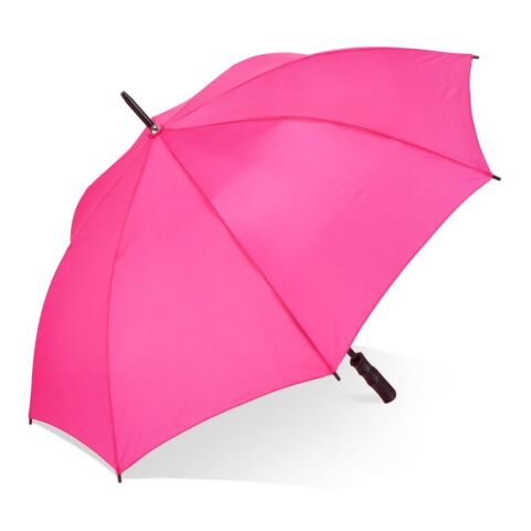 Werbeartikel Bosco 190T Polyester 23" Stockschirm Auto offen – Rosa – mit Logo bedruckt