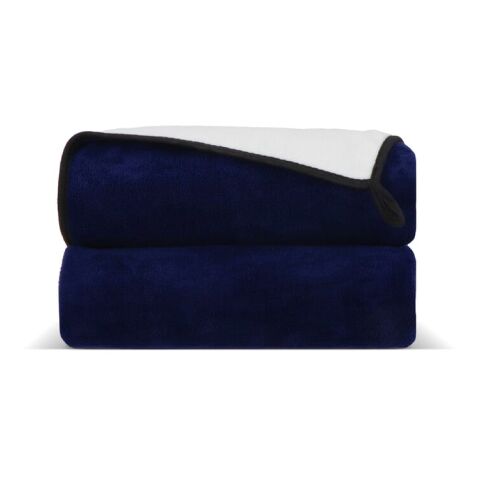 Vliesdecke 120×150 cm, 500 g/m² Korallenvlies, sublimationsdruckfähig. Dunkelblau | ohne Werbeanbringung | Nicht verfügbar | Nicht verfügbar