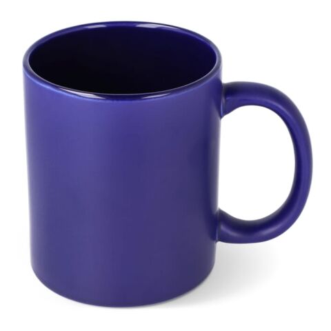 Werbeartikel Oslo Kontrastierende matte und glänzende Glasur 350ml – Marineblau – mit Logo bedruckt