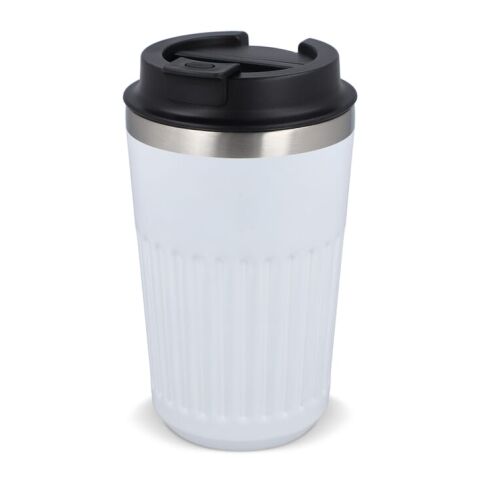 Recycelter Edelstahl-Thermobecher für Kaffee zum Mitnehmen, 400 ml