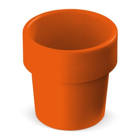 Nachhaltiger Werbeartikel Heiss-aber-cool Kaffeebecher 240ml – Orange – mit Logo bedruckt