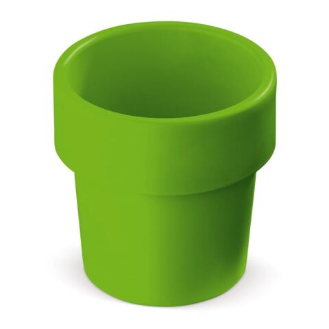 Nachhaltiger Werbeartikel Heiss-aber-cool Kaffeebecher 240 ml – Hellgrün – mit Logo bedruckt