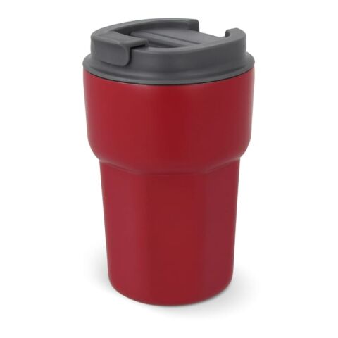 Werbeartikel T-ceramic Thermobecher mit Deckel Zambezi 350ml – Dunkelrot – mit Logo bedruckt