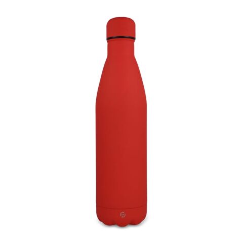 Werbeartikel R-Swing Soft Touch 750ml – Rot Weiss – mit Logo bedruckt