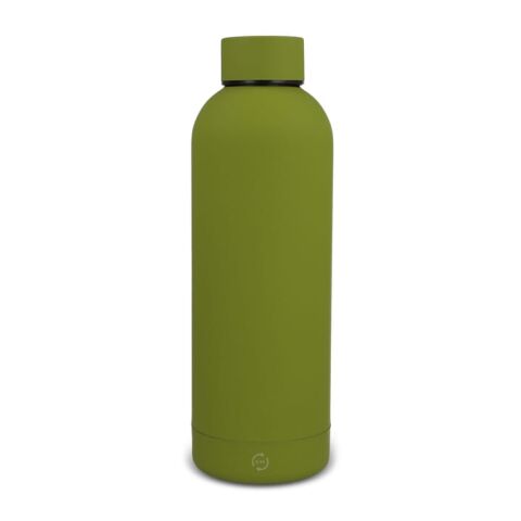 Isolierflasche Alchemie Soft Touch 500ml Olivgrün | ohne Werbeanbringung | Nicht verfügbar | Nicht verfügbar