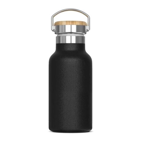Werbeartikel Isolierflasche Ashton 350ml – schwarz – mit Logo bedruckt