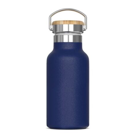 Werbeartikel Ashton 350ml Isolierflasche doppelwandig 24h kalt 12h warm pulverbeschichtet auslaufsicher inkl. Box – Dunkelblau – mit Logo bedruckt