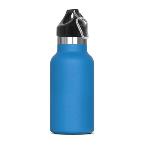 Werbeartikel Lennox 350ml Isolierflasche vakuumisoliert 12h heiss/24h kalt pulverbeschichtet 100% auslaufsicher inkl. Box – Hellblau – mit Logo