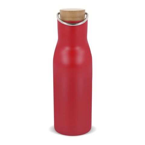 Isolier-Flasche mit Bambusdeckel, 500ml