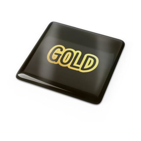 Doming Quadrat 13x13 mm Gold | ohne Werbeanbringung | Nicht verfügbar | Nicht verfügbar | Nicht verfügbar