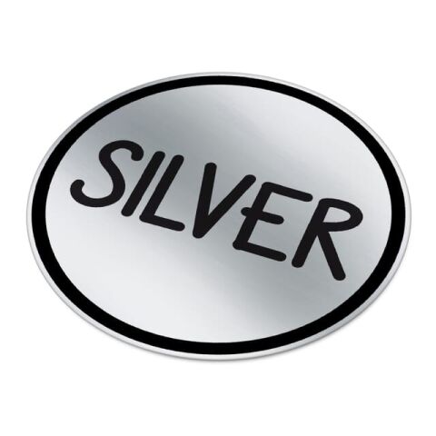 Vinyl Sticker Rund Ø 13 mm Silber | ohne Werbeanbringung | Nicht verfügbar | Nicht verfügbar | Nicht verfügbar