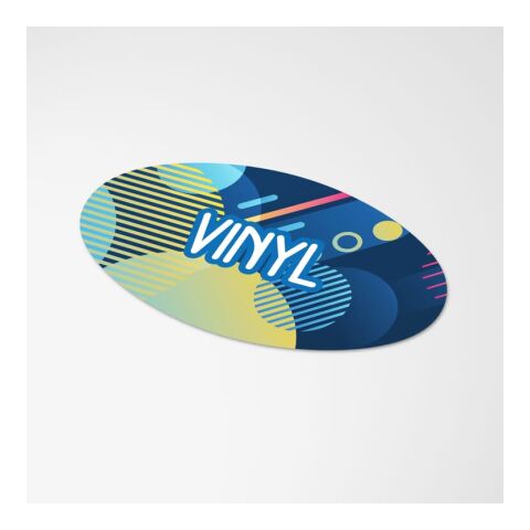Vinyl Sticker Oval 50x25mm