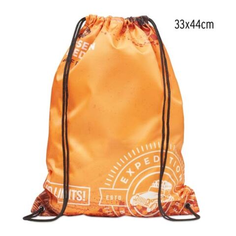 Beutel mit Kordelzug aus Polyester grau | 33 x 44 cm | ohne Werbeanbringung