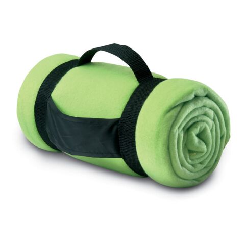 Fleece-Decke mit Trageriemen aus Nylon
