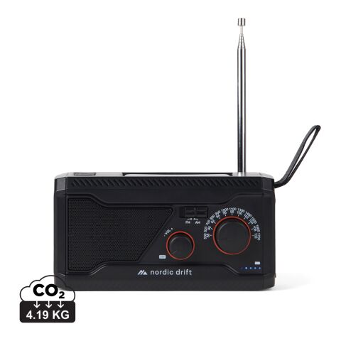 Nordic Drift Titan IPX4 multifunktionales Radio 4000mAh schwarz | ohne Werbeanbringung | Nicht verfügbar | Nicht verfügbar