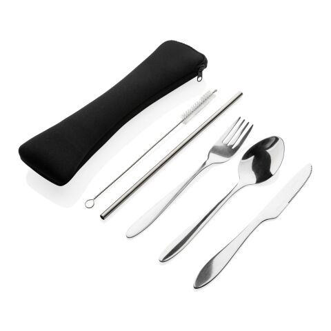 4-teiliges wiederverwendbares Besteckset aus rostfreien Stahl