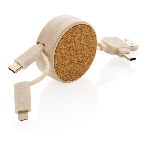 Kork und Weizen 6-in-1 Ladekabel