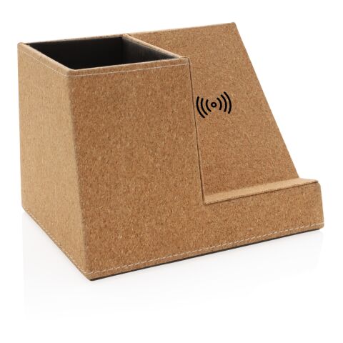 Kork Stiftehalter mit 5W Wireless Charger