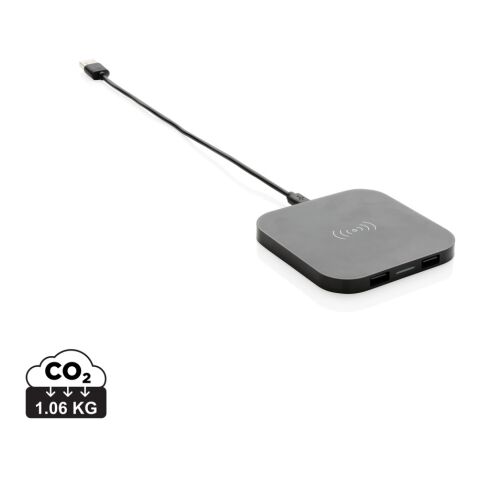 Wireless-5W-Charging-Pad schwarz | ohne Werbeanbringung | Nicht verfügbar | Nicht verfügbar
