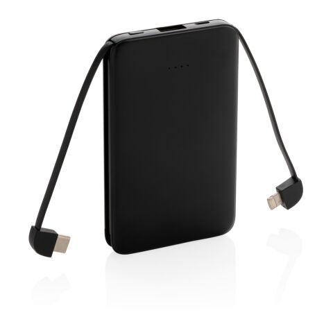 5.000 mAh Powerbank mit integriertem Kabel