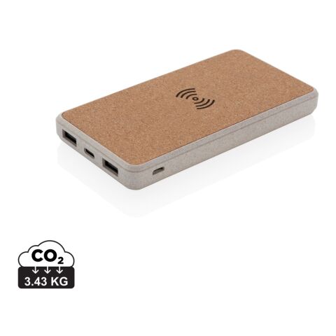 Kork und Weizen 8.000 mAh Wireless Powerbank