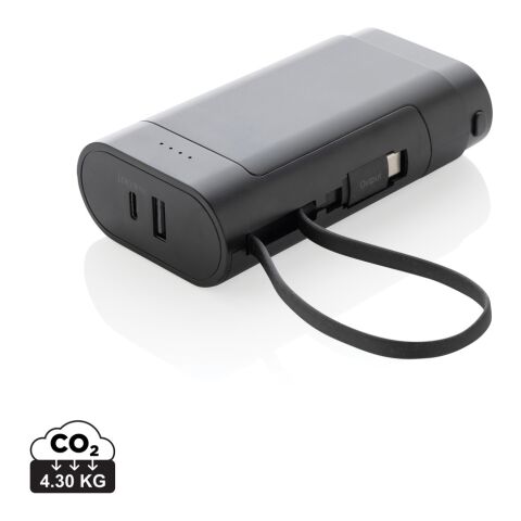 CycleCell 10.000mah Powerbank mit herausnehmbarer Batterie schwarz | ohne Werbeanbringung | Nicht verfügbar | Nicht verfügbar
