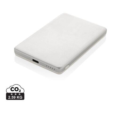 Orion 5.000mAh 5W magnetische Powerbank aus RCS rec. Alu silber | ohne Werbeanbringung | Nicht verfügbar | Nicht verfügbar