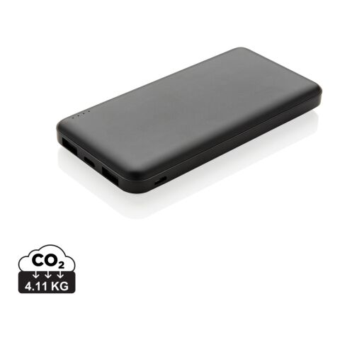 High Density 10.000 mAh Pocket Powerbank schwarz | ohne Werbeanbringung | Nicht verfügbar | Nicht verfügbar