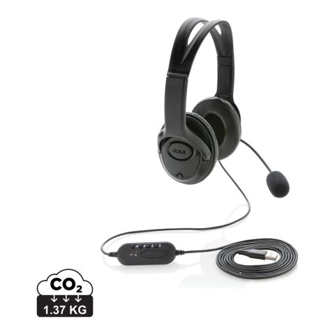 Over-Ear Headset mit Kabel schwarz | ohne Werbeanbringung | Nicht verfügbar | Nicht verfügbar