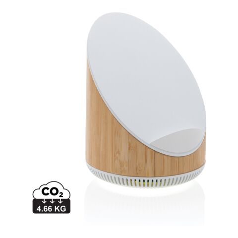 Ovate 5W Bambus Lautsprecher mit 15W WirelessCharger braun | ohne Werbeanbringung | Nicht verfügbar | Nicht verfügbar