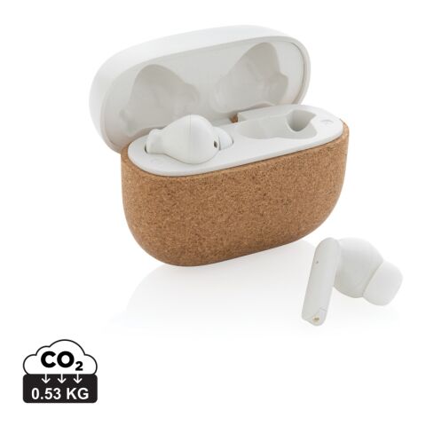 Oregon TWS-Kopfhörer aus RCS recyceltem Kunststoff und Kork braun | ohne Werbeanbringung | Nicht verfügbar | Nicht verfügbar