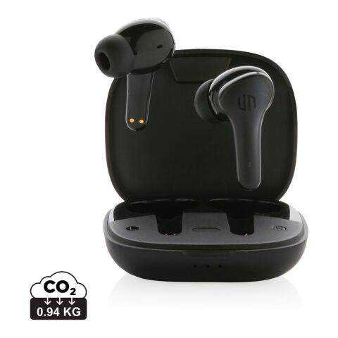 Werbeartikel Urban Vitamin Byron ENC Ohrhörer – schwarz – mit Logo bedruckt