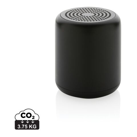 5W Wireless Speaker aus RCS recyceltem Kunststoff schwarz | ohne Werbeanbringung | Nicht verfügbar | Nicht verfügbar