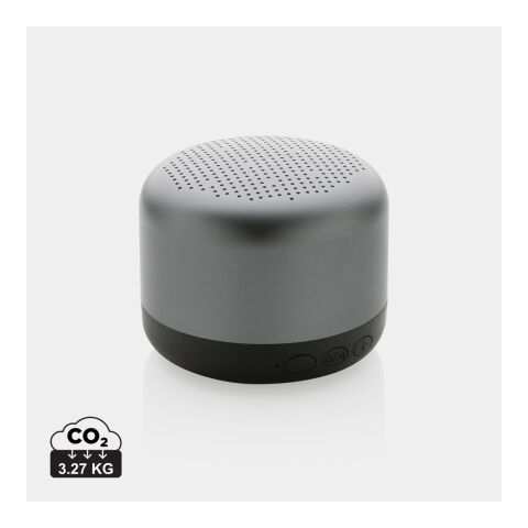Terra 5W-Lautsprecher aus RCS recyceltem Aluminium grau | ohne Werbeanbringung | Nicht verfügbar | Nicht verfügbar