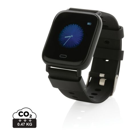 Fit Watch aus RCS recyceltem TPU schwarz | ohne Werbeanbringung | Nicht verfügbar | Nicht verfügbar