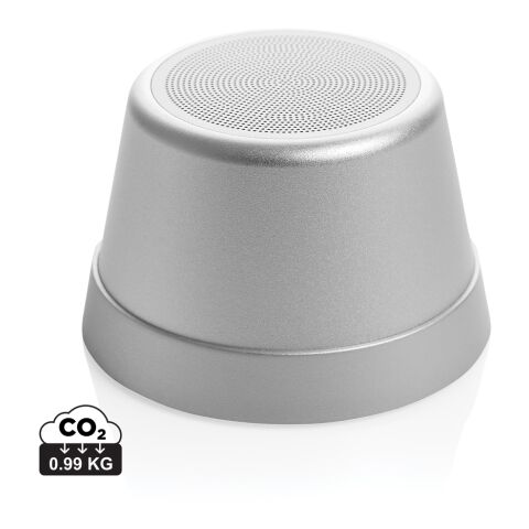 Nivio magnetischer 5W-Speaker aus RCS recyceltem Aluminium silber | ohne Werbeanbringung | Nicht verfügbar | Nicht verfügbar