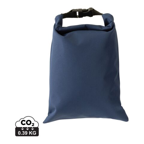 Snackstrap faltbarer Lunchbag aus AWARE™ rPET 30 x 20cm marineblau | ohne Werbeanbringung | Nicht verfügbar | Nicht verfügbar