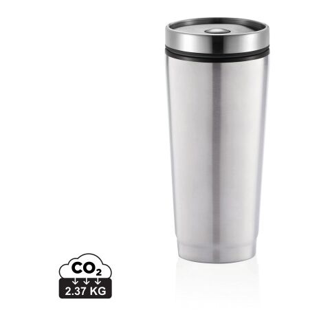 Werbeartikel Becher Shake-It – silber – mit Logo bedruckt