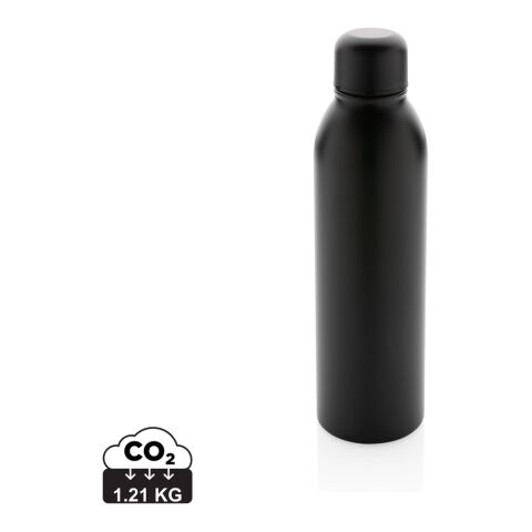 RCS recycelte Stainless Steel Vakuumflasche schwarz | ohne Werbeanbringung | Nicht verfügbar | Nicht verfügbar