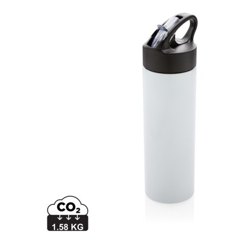 Sport Edelstahlflasche mit Trinkvorrichtung weiß | ohne Werbeanbringung | Nicht verfügbar | Nicht verfügbar | Nicht verfügbar